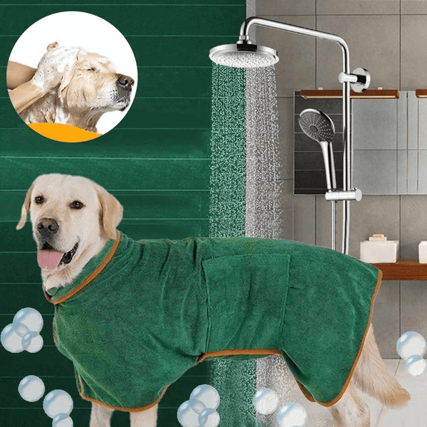 Premium Hundebademantel - Schenkt Wärme und Komfort in edlem Design